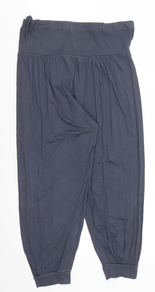 New Look Womens Blue   Cropped Trousers Size 12 L21 in