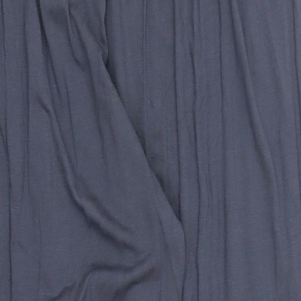 New Look Womens Blue   Cropped Trousers Size 12 L21 in