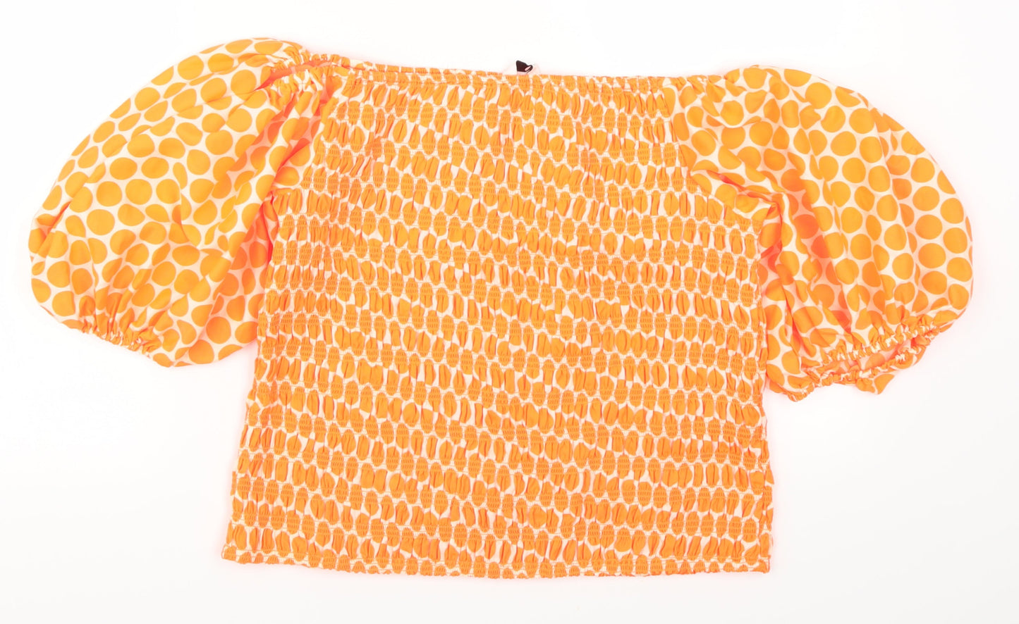 Womens UK Size 18 Very Orange Basic Blouse