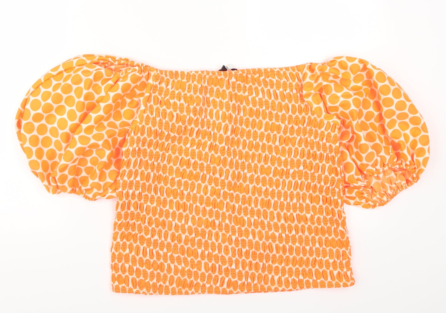 Womens UK Size 18 Very Orange Basic Blouse
