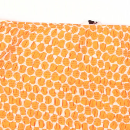 Womens UK Size 18 Very Orange Basic Blouse