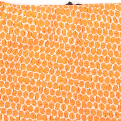 Womens UK Size 18 Very Orange Basic Blouse