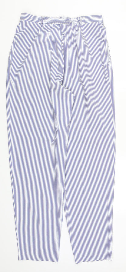 Womens UK Size 14 Marks and Spencer Regular Fit  Blue Trousers