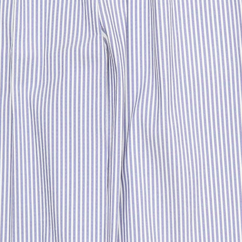 Womens UK Size 14 Marks and Spencer Regular Fit  Blue Trousers