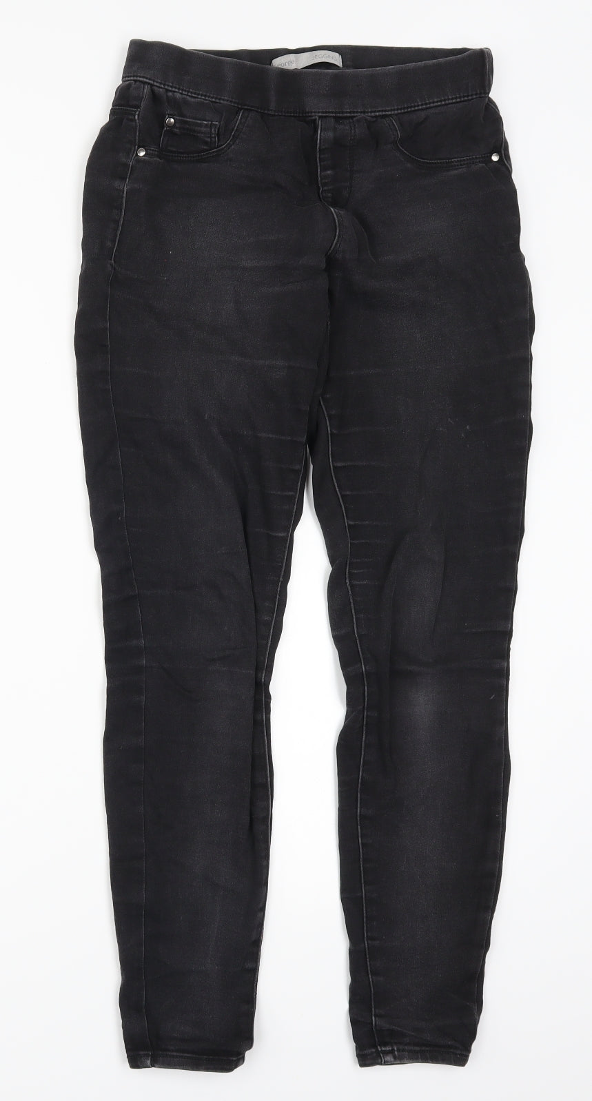 George Womens Black  Denim Jegging Jeans Size 8 L28.5 in