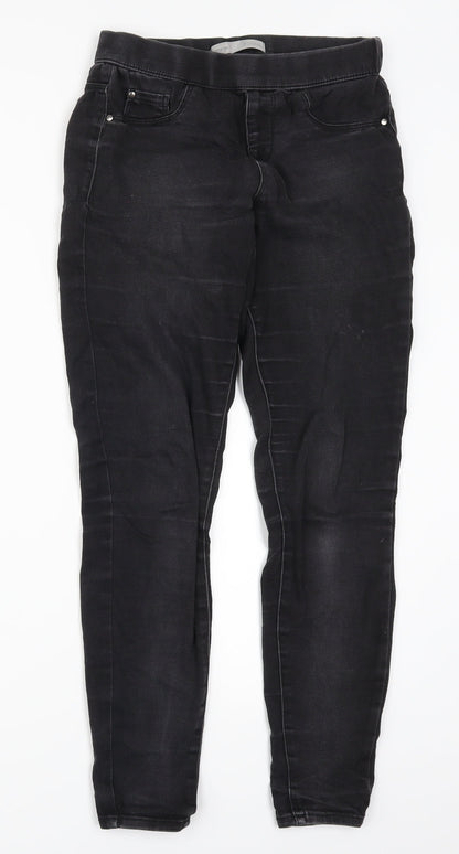 George Womens Black  Denim Jegging Jeans Size 8 L28.5 in