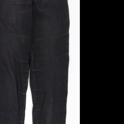 George Womens Black  Denim Jegging Jeans Size 8 L28.5 in
