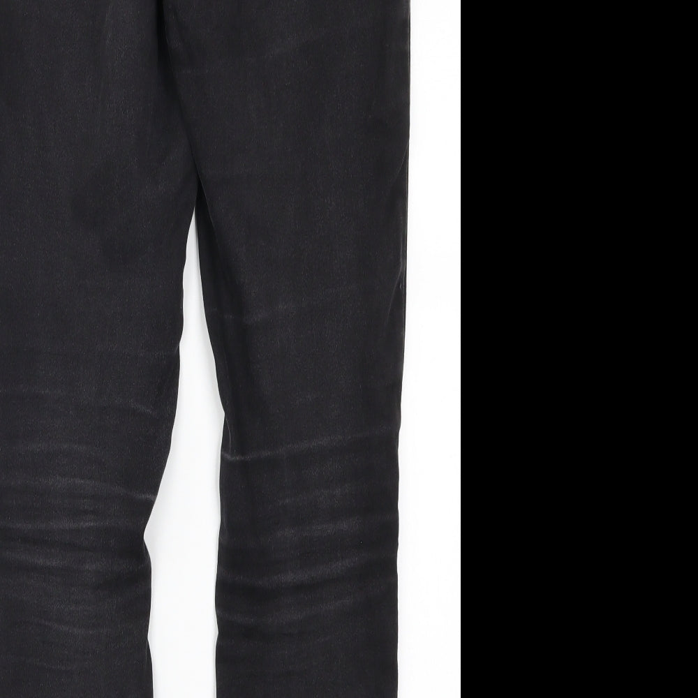 George Womens Black  Denim Jegging Jeans Size 8 L28.5 in