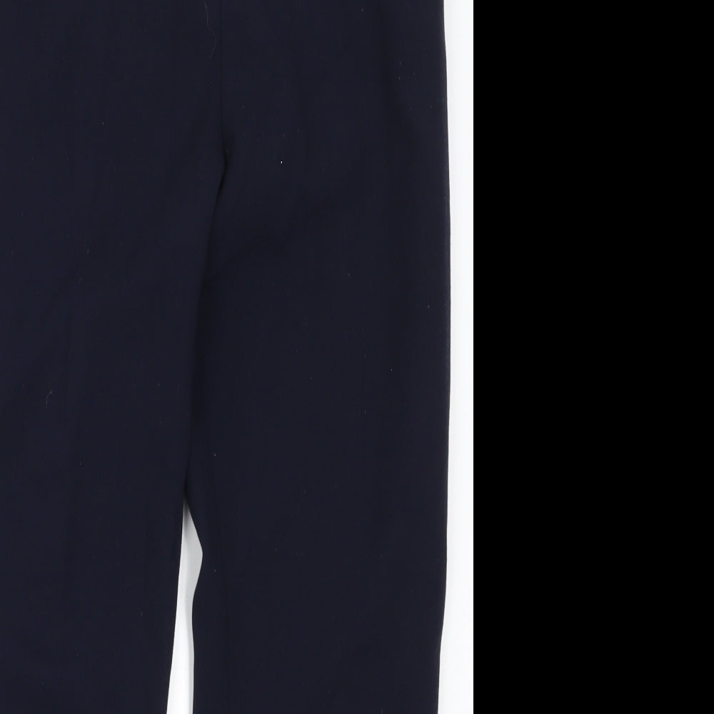 Womens UK Size 14 Marks and Spencer Regular Fit  Blue Trousers