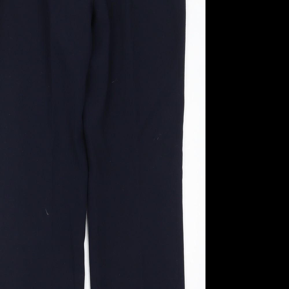 Womens UK Size 14 Marks and Spencer Regular Fit  Blue Trousers