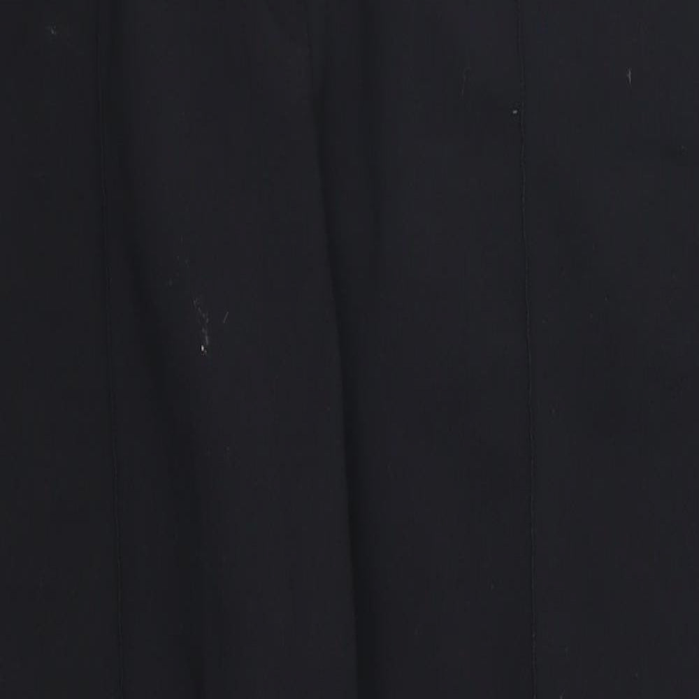 Womens UK Size 12 Oasis Regular Fit  Black Trousers