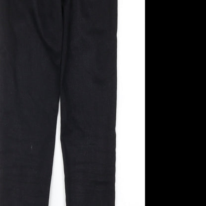 Very Womens Black  Denim Skinny Jeans Size 10 L26.5 in