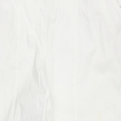 Womens UK Size 18 Bonmarché Regular Fit  White Trousers