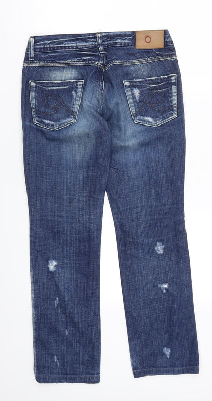 Ross Disera Womens Blue  Denim Skinny Jeans Size 28 in L28 in