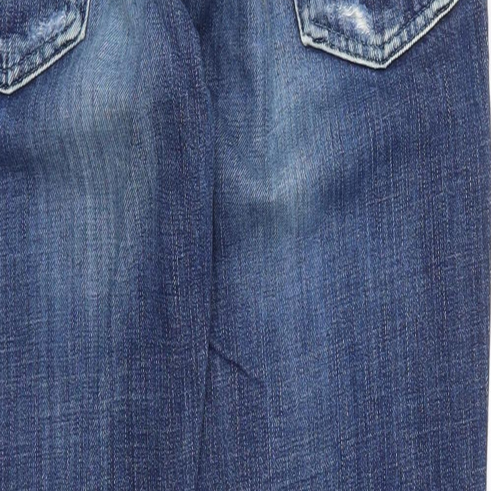 Ross Disera Womens Blue  Denim Skinny Jeans Size 28 in L28 in