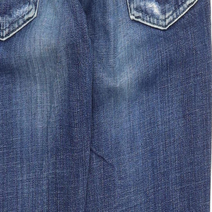 Ross Disera Womens Blue  Denim Skinny Jeans Size 28 in L28 in