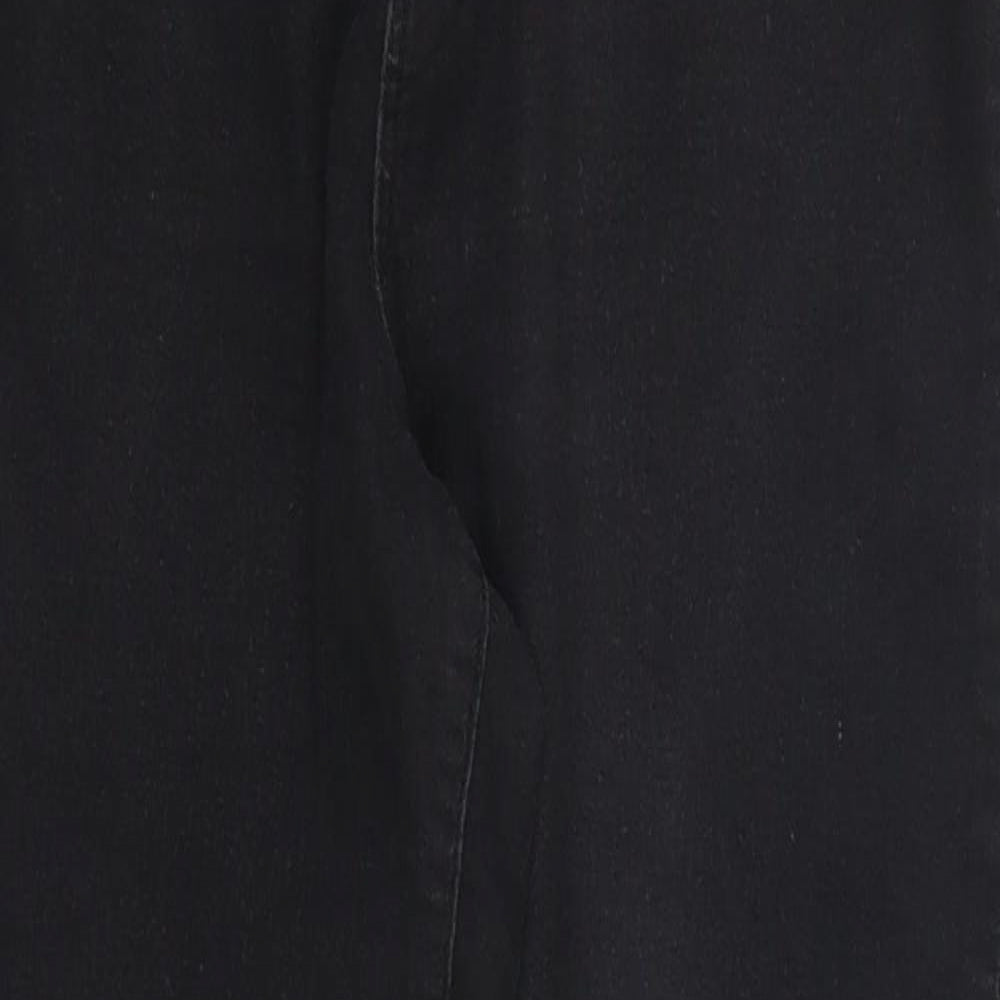 Denim Co Womens Black  Denim Skinny Jeans Size 14 L27 in