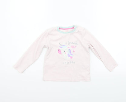 Primark Boys Pink   Pullover Jumper Size 24 Months