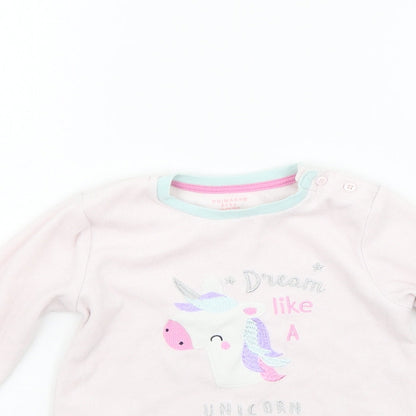 Primark Boys Pink   Pullover Jumper Size 24 Months