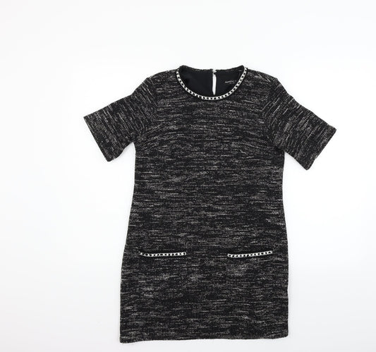 Dorothy Perkins Womens Black   Fit & Flare  Size 8