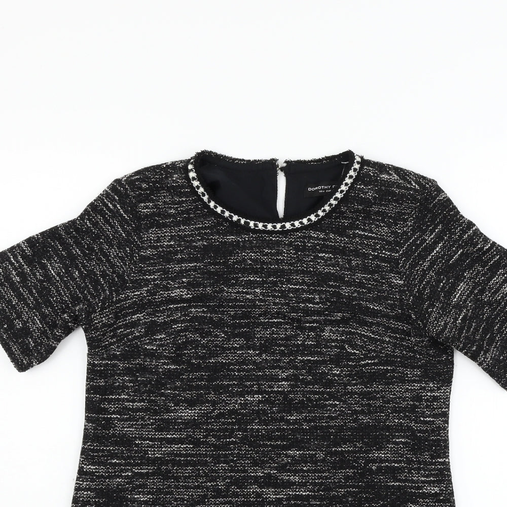 Dorothy Perkins Womens Black   Fit & Flare  Size 8