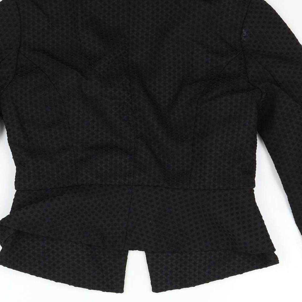 Womens UK Size 8 H&M Black Jacket