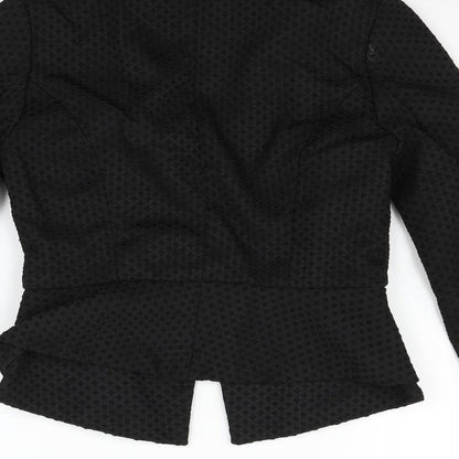 Womens UK Size 8 H&M Black Jacket