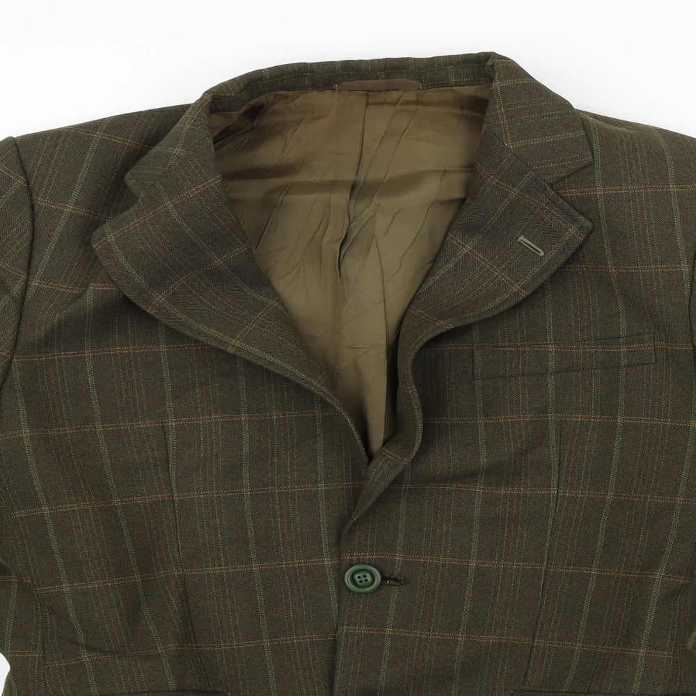 Preworn Womens Green   Jacket Coat Size M