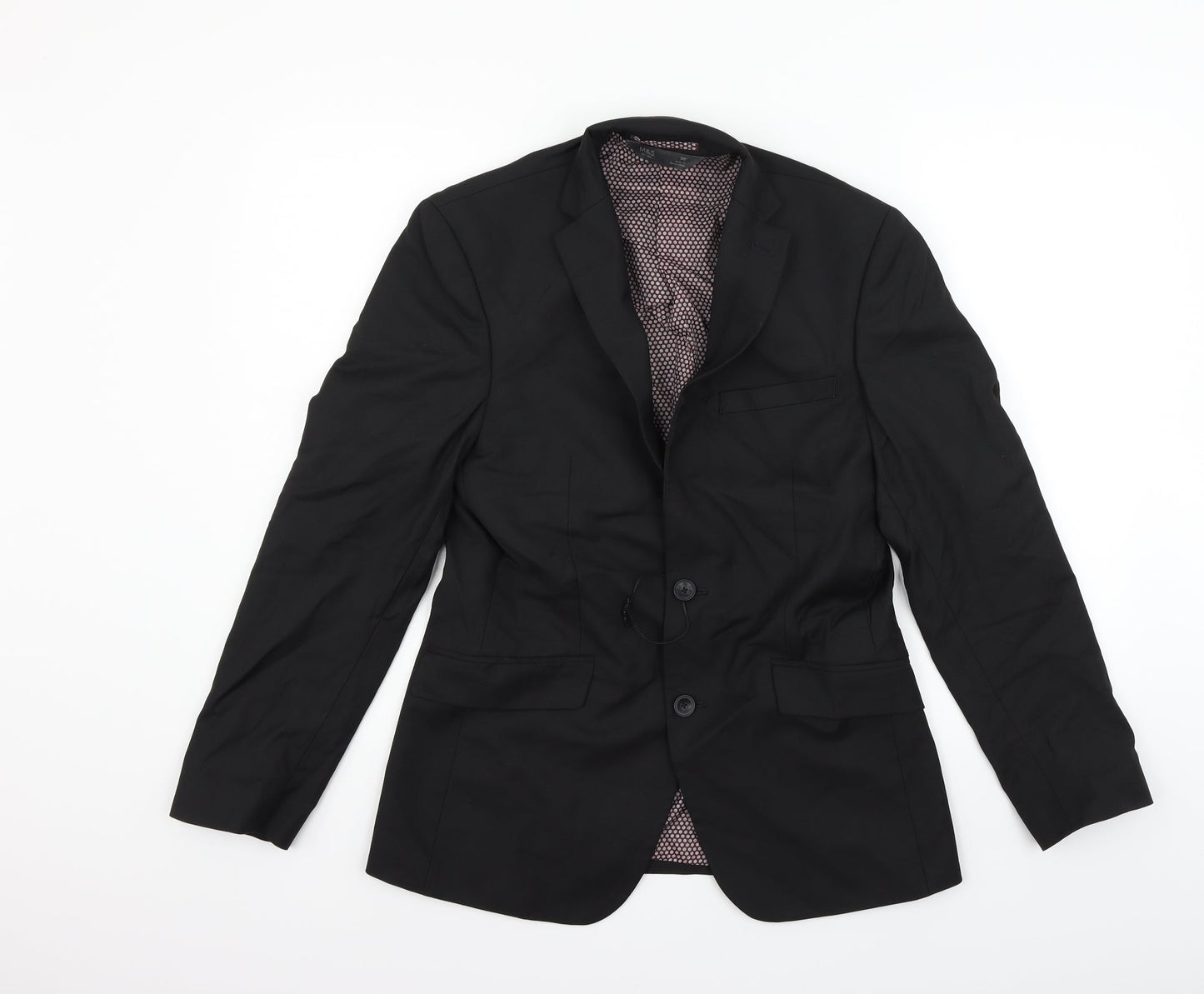 Mens UK Size 36 Marks and Spencer Black Jacket