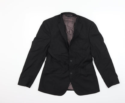Mens UK Size 36 Marks and Spencer Black Jacket