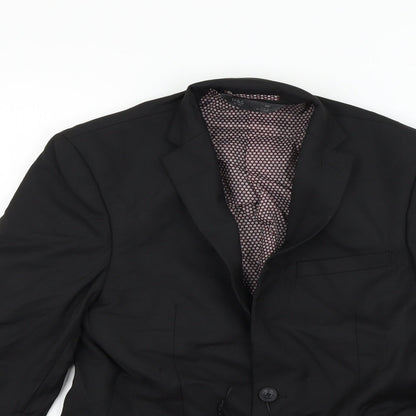 Mens UK Size 36 Marks and Spencer Black Jacket