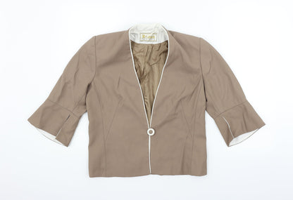 Womens UK Size 12 Roman Beige Jacket