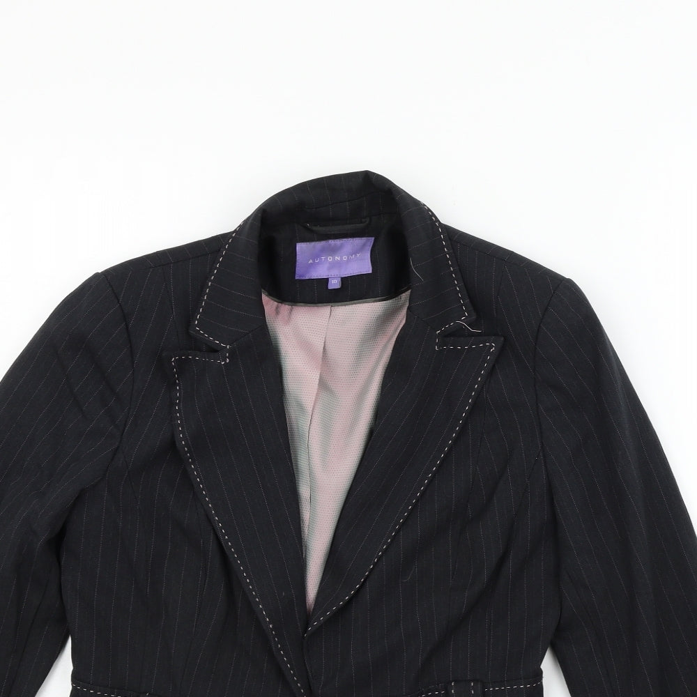 Autonomy Womens Black   Jacket Blazer Size 10