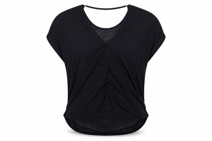 Womens UK Size 14 F&F Black Basic Blouse