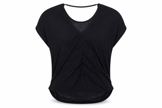 Womens UK Size 14 F&F Black Basic Blouse