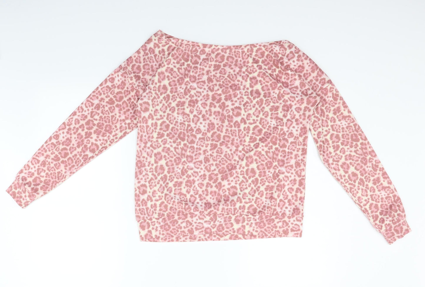 Very Girls Pink Geometric  Pullover Jumper Size 8-9 Years