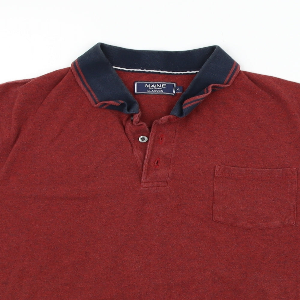 Classics Mens Red    Polo Size XL
