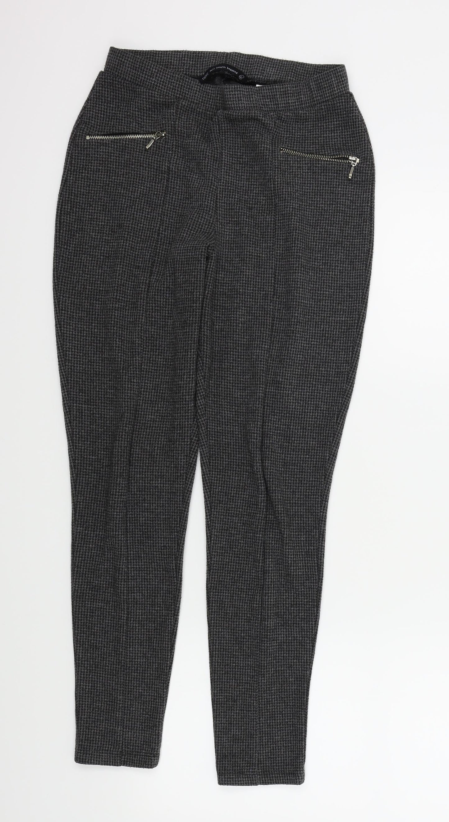 Womens UK Size 12 NEXT Regular Fit  Grey Trousers