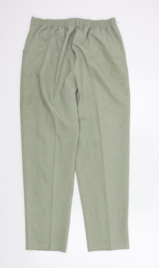 Classic Womens Green   Trousers  Size 14 L27 in