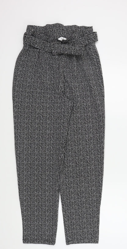 Womens UK Size M Pieces Regular Fit  Grey Trousers