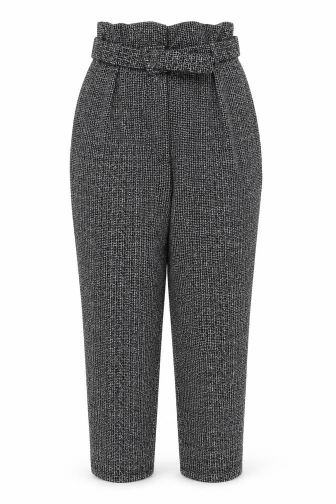 Womens UK Size M Pieces Regular Fit  Grey Trousers
