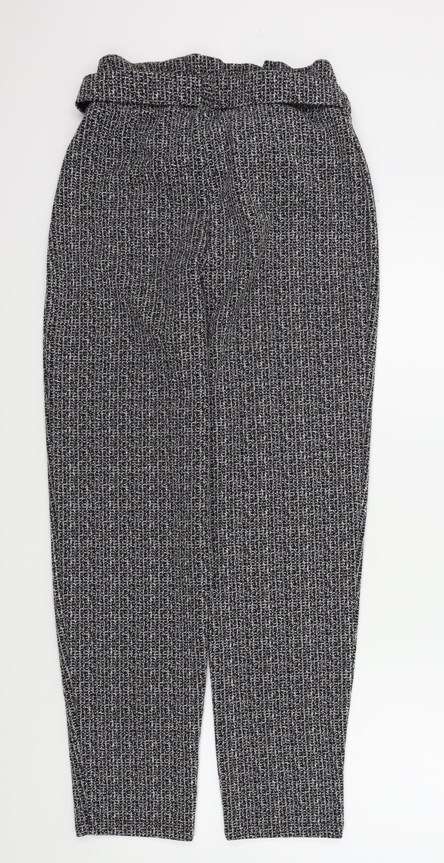 Womens UK Size M Pieces Regular Fit  Grey Trousers