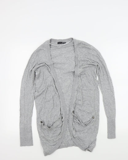 Primark Womens Grey   Cardigan Jumper Size 10