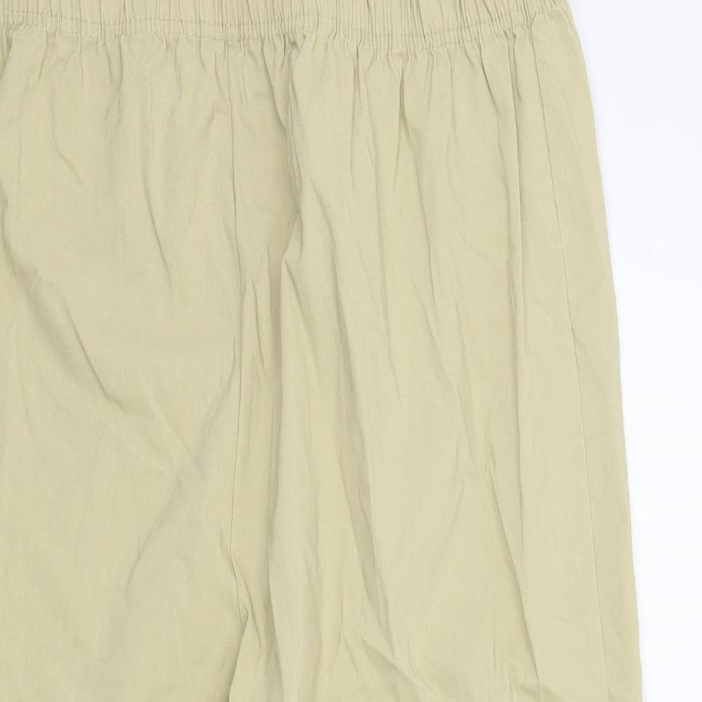 Womens UK Size XL Preworn Regular Fit  Beige Trousers