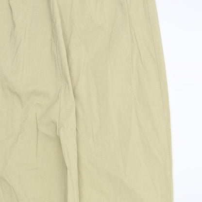 Womens UK Size XL Preworn Regular Fit  Beige Trousers