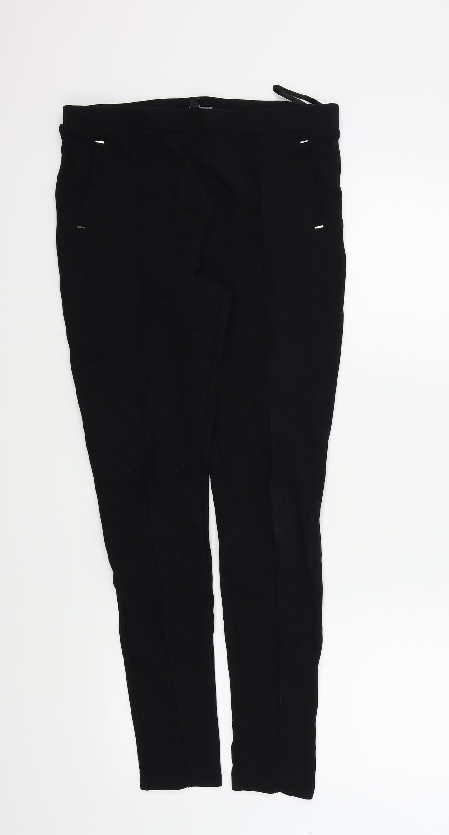 Womens UK Size 12 Bonmarché Regular Fit  Black Trousers