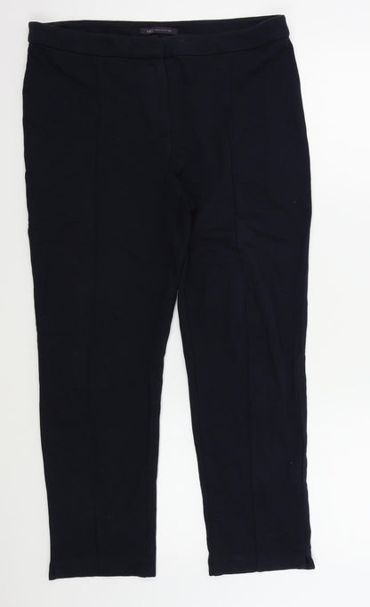 M&S Womens Blue   Trousers  Size 12 L28 in