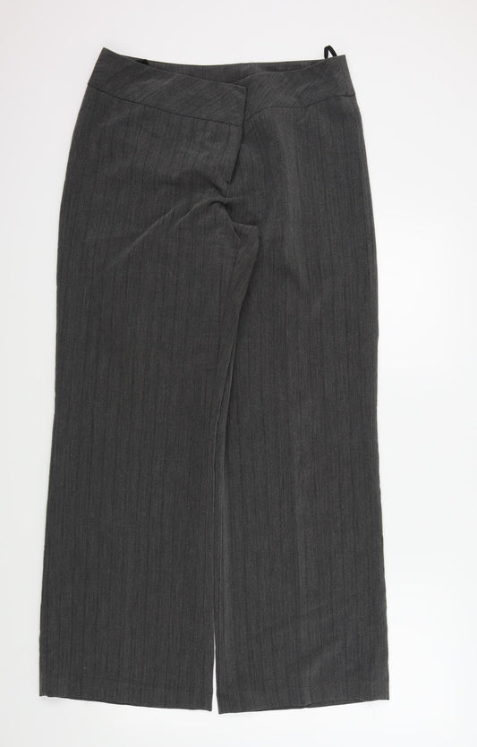 Debenhams Womens Grey   Trousers  Size 14 L30 in