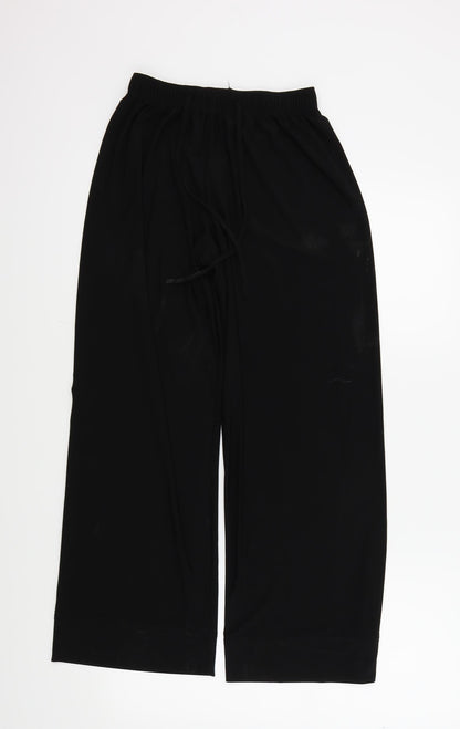 Womens UK Size S Preworn Regular Fit  Black Trousers