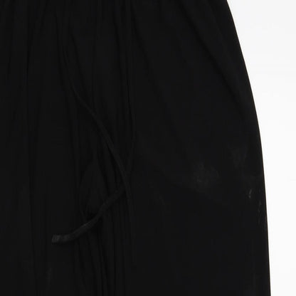 Womens UK Size S Preworn Regular Fit  Black Trousers